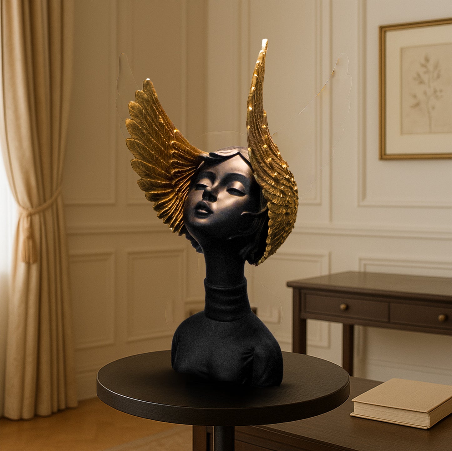 Winged Lady Showpiece Statue