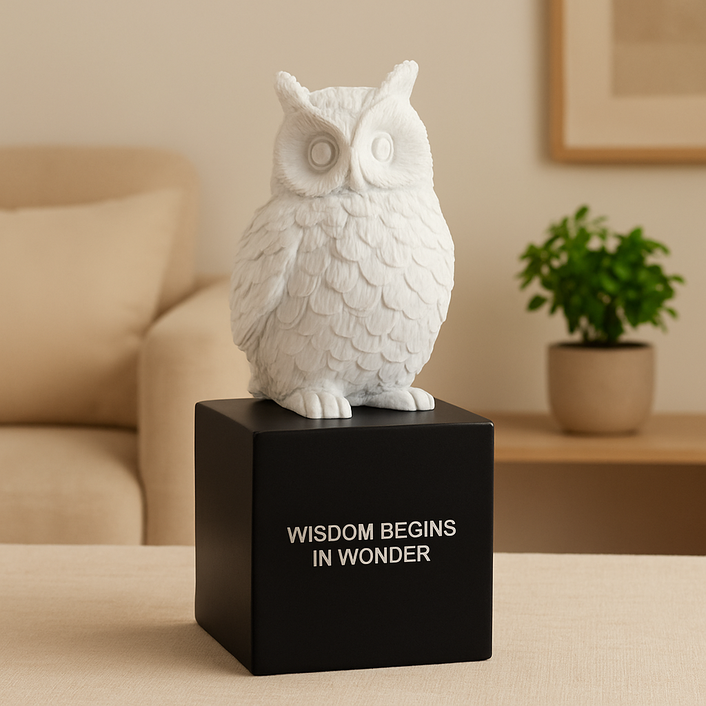 Wise Owl Guardian of Good Fortune