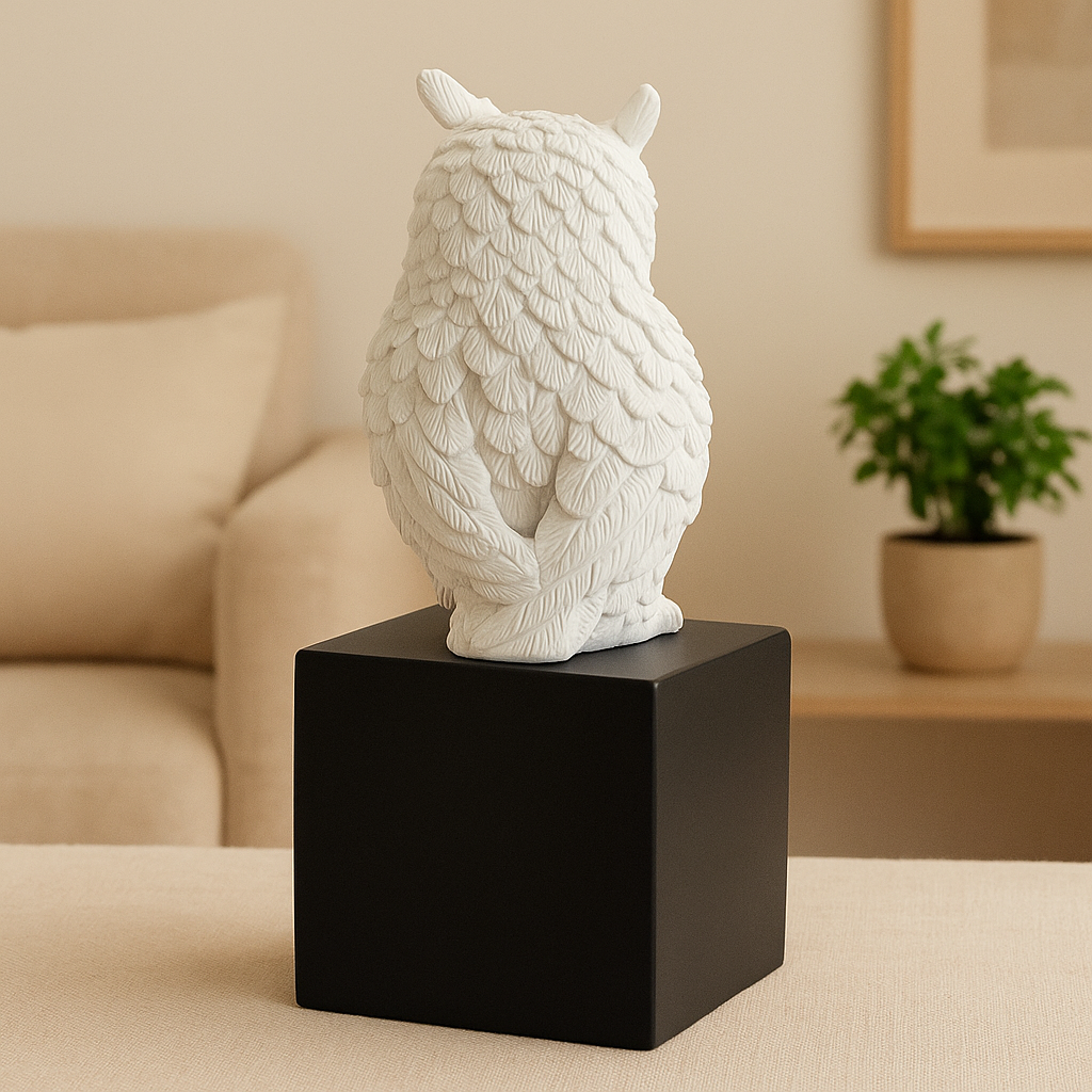 Wise Owl Guardian of Good Fortune