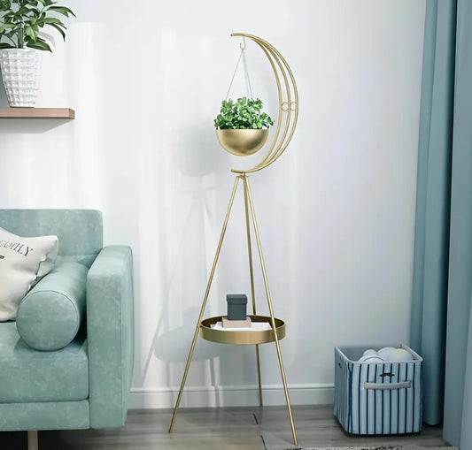Luxury Metal Moon -Flower Racks