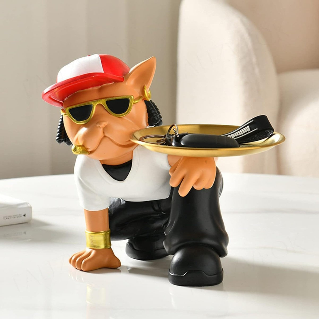 GoldChain Guardian -Hip Hop Dog