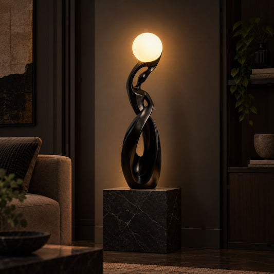 The Orbital Muse Sculptural Lamp || 2.7 FT Approx