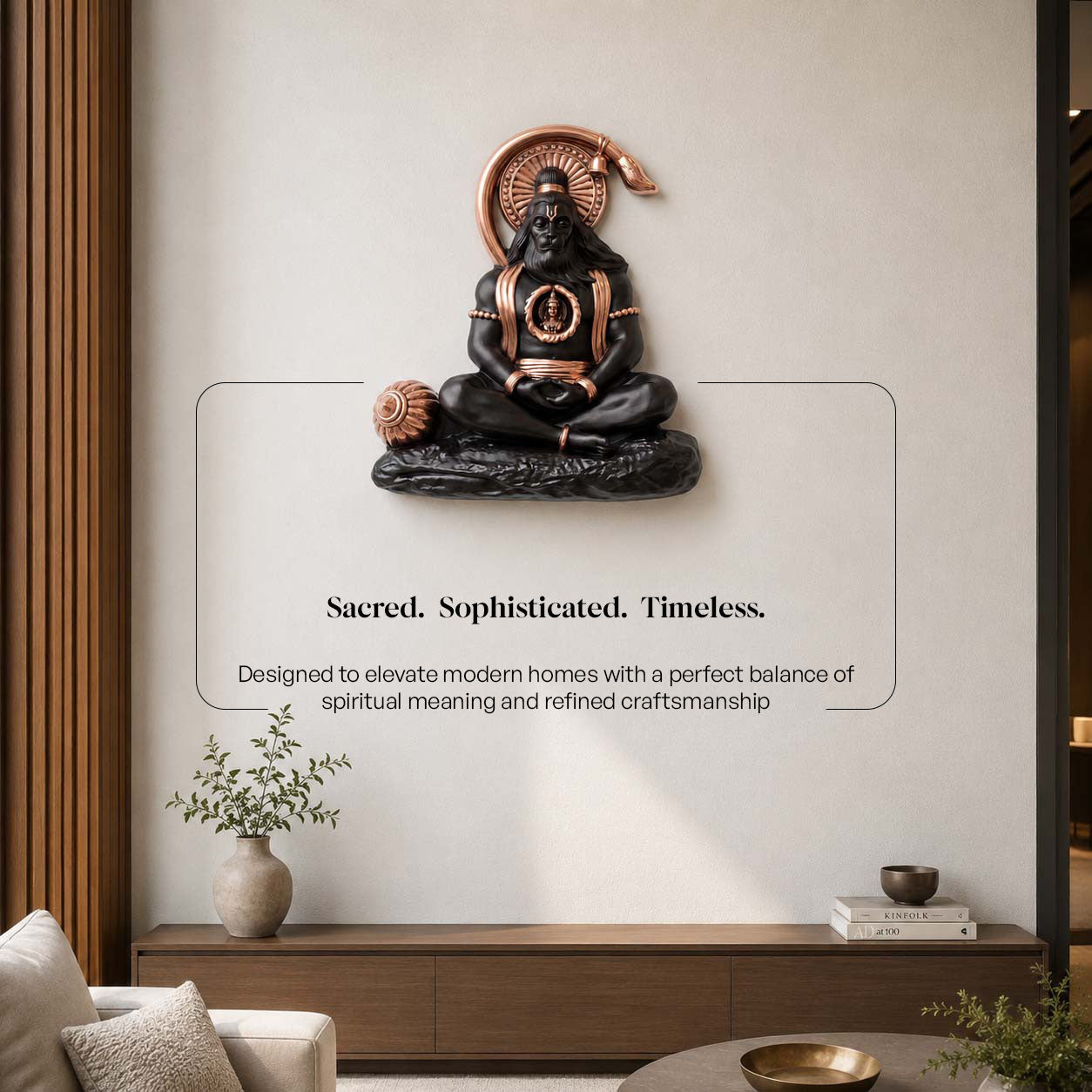 Monolith - Hanuman Ji -Inspired Relief 3D Wall Art