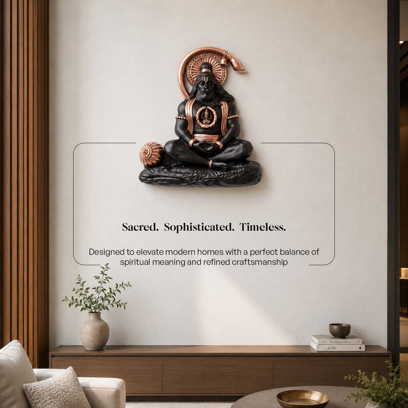 Monolith - Hanuman Ji -Inspired Relief 3D Wall Art
