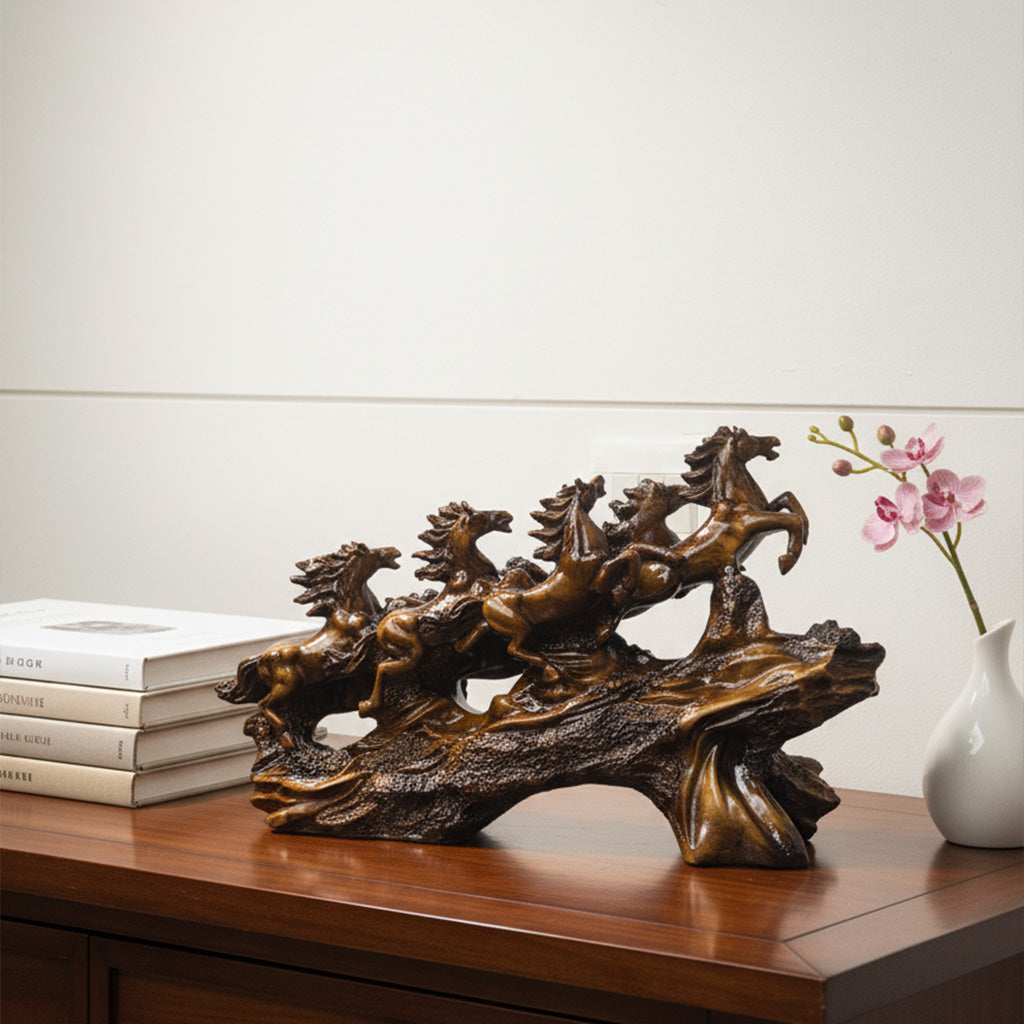 The Seven Sentinels- 7 horses Sculpture
