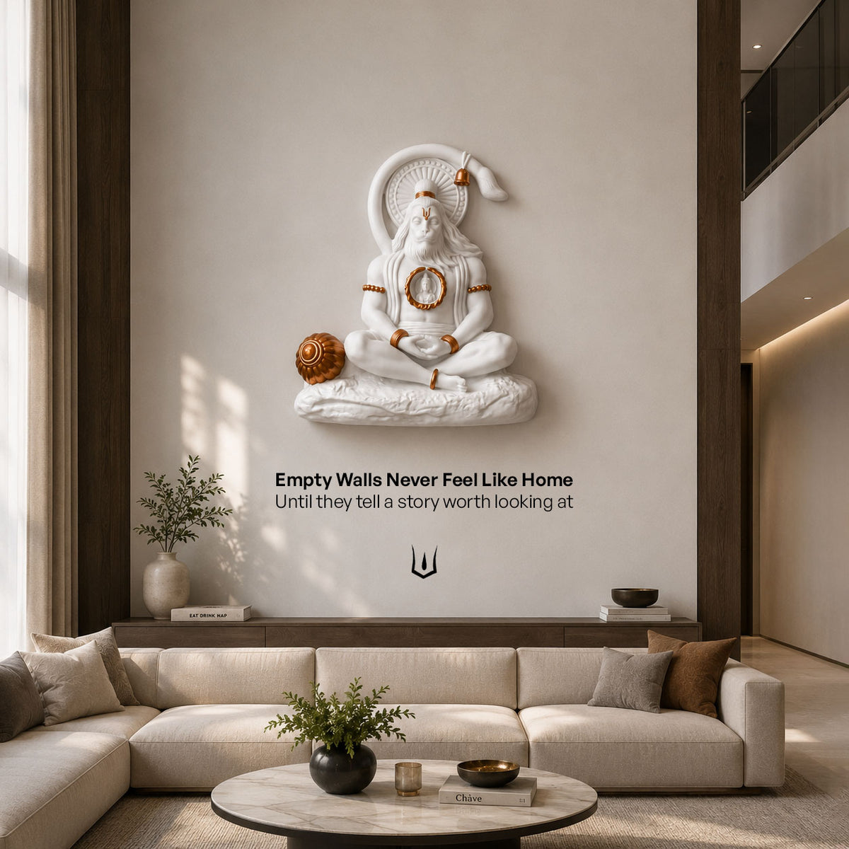 Monolith - Hanuman Ji -Inspired Relief 3D Wall Art