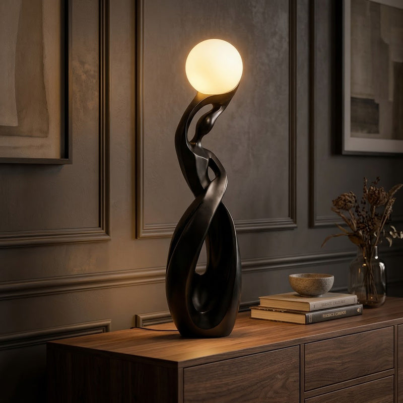 The Orbital Muse Sculptural Lamp || 2.7 FT Approx