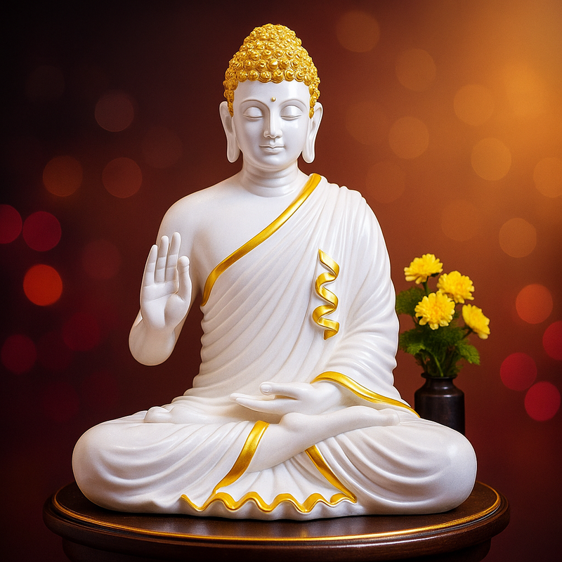 Tranquil 1.5 Ft Buddha Statue – The Statement Piece That Completes Your Space