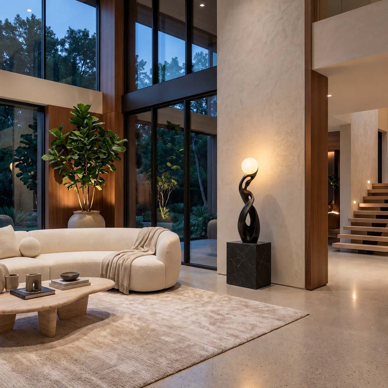 The Orbital Muse Sculptural Lamp || 2.7 FT Approx
