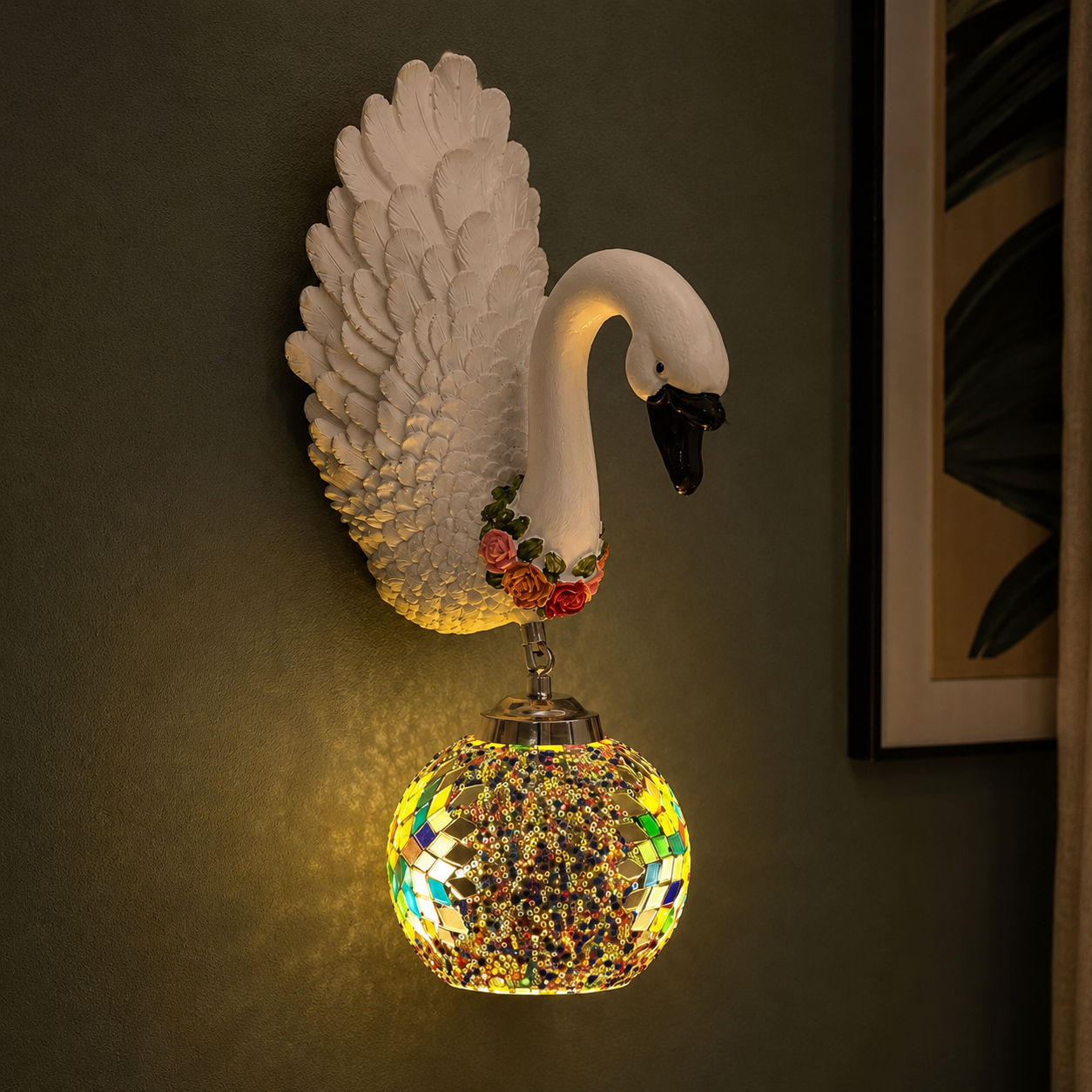 The Elysian Swan Lamp