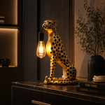 Midnight Cheetah Lamp