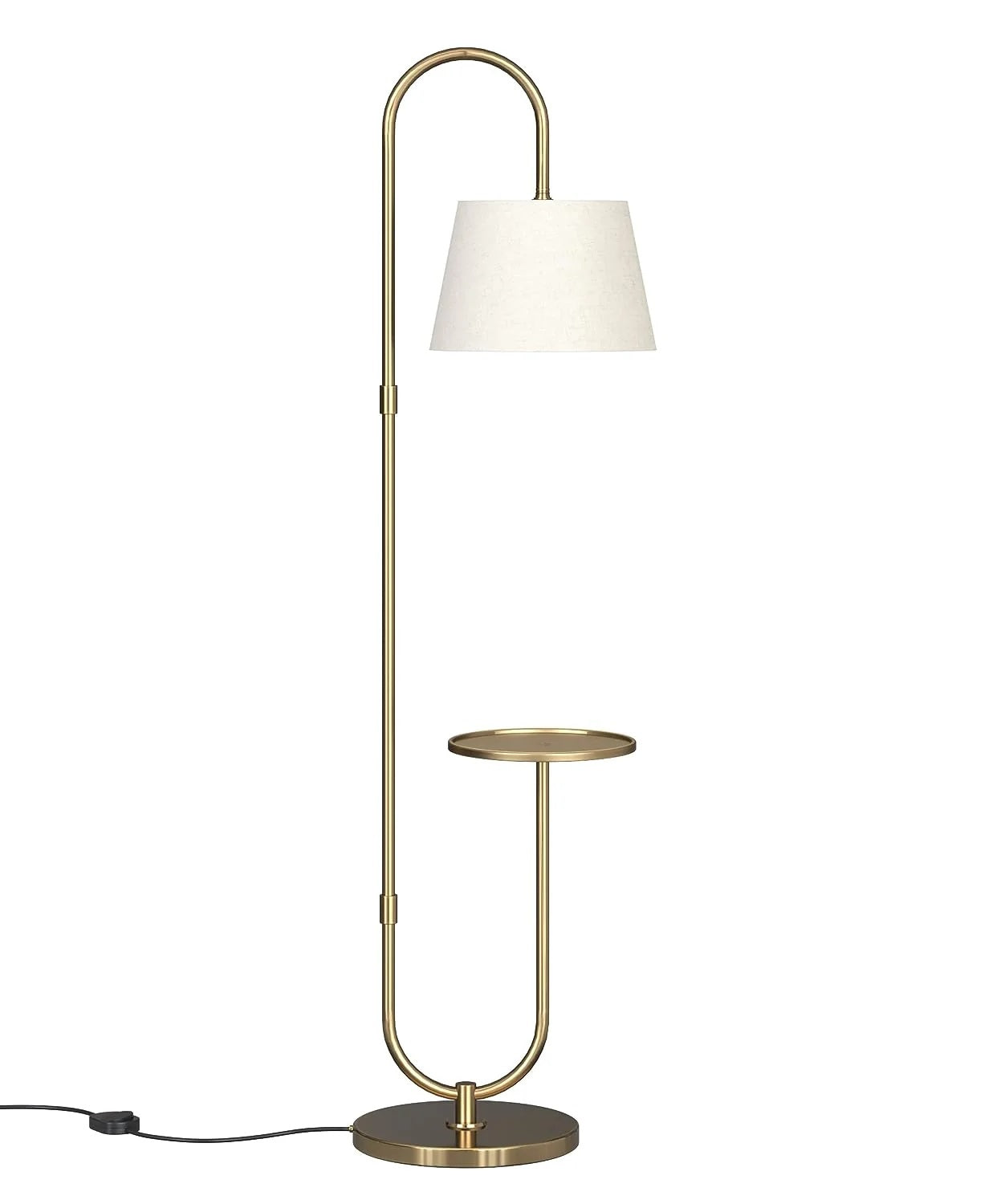 Royal Mirror Floor Lamp – Antique Gold Look