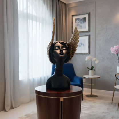 Winged Lady Showpiece Statue