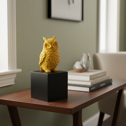 Wise Owl Guardian of Good Fortune - Symbol of Fortune & Protection for Indian Homes