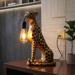 Midnight Cheetah Lamp