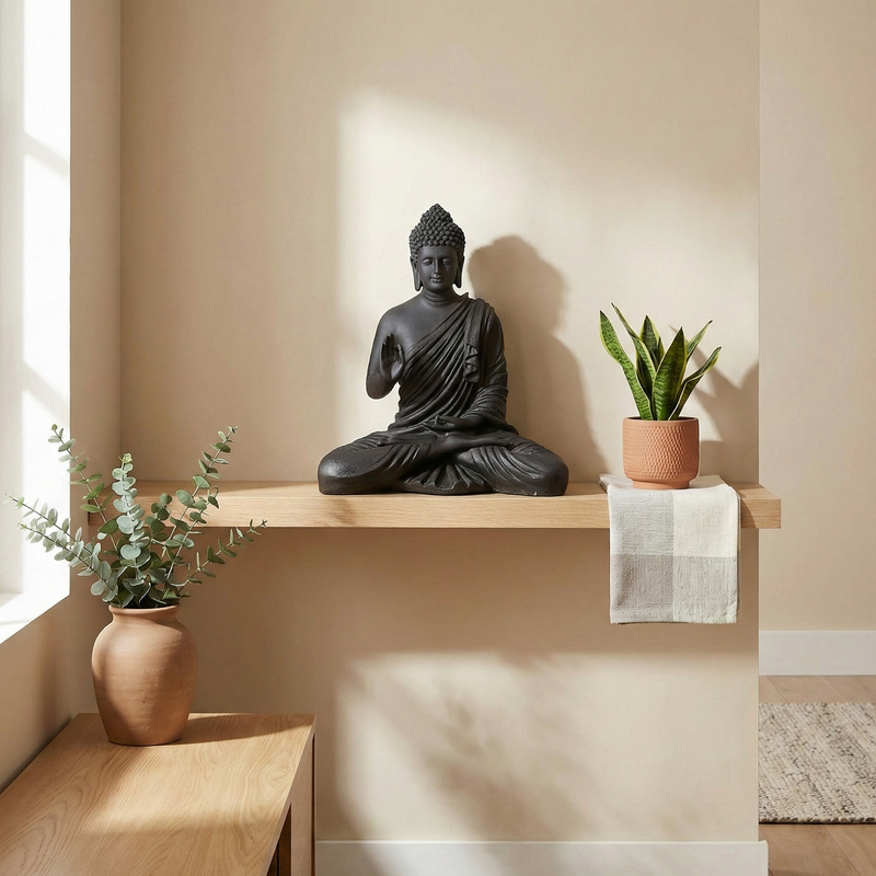 Tranquil 1.5 Ft Buddha Statue – The Statement Piece That Completes Your Space