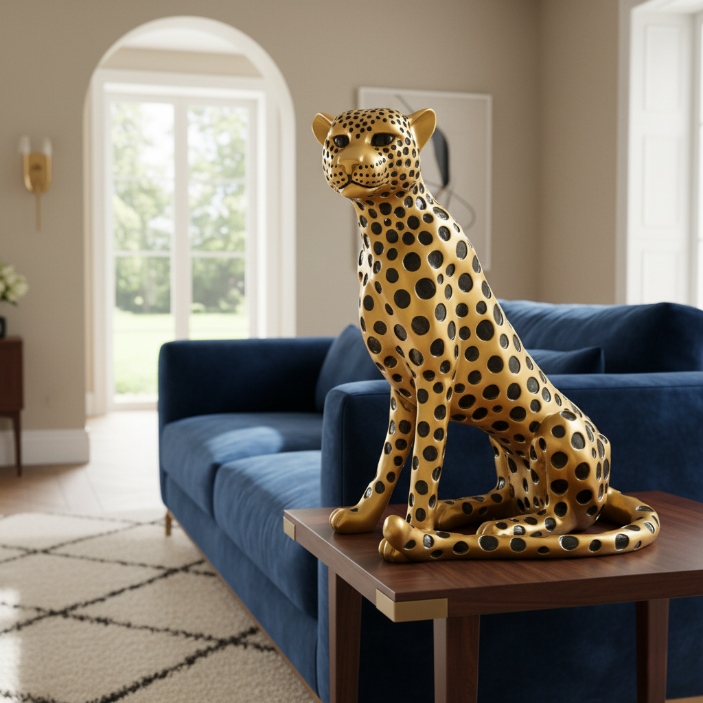 Eternal Cheetah – Symbol of Timeless Strength - 2 Feet Tall