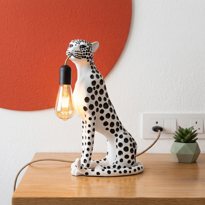 Midnight Cheetah Lamp – Warm Ambient Light That Turns Any Corner Into a Designer Space