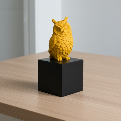 Wise Owl Guardian of Good Fortune - Symbol of Fortune & Protection for Indian Homes