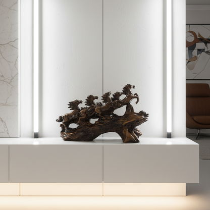 The Seven Sentinels- 7 horses Sculpture