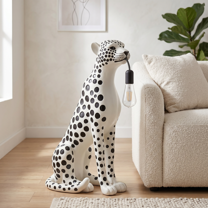 Midnight Cheetah Lamp – Warm Ambient Light That Turns Any Corner Into a Designer Space