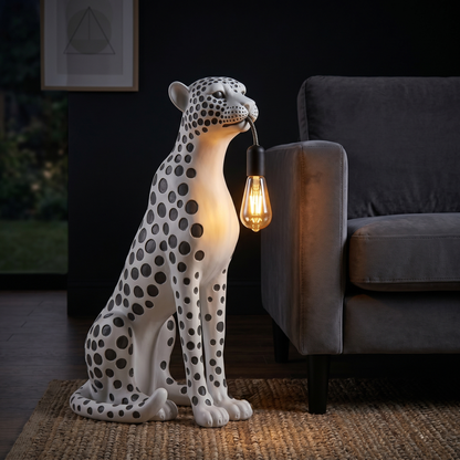 Midnight Cheetah Lamp – Warm Ambient Light That Turns Any Corner Into a Designer Space