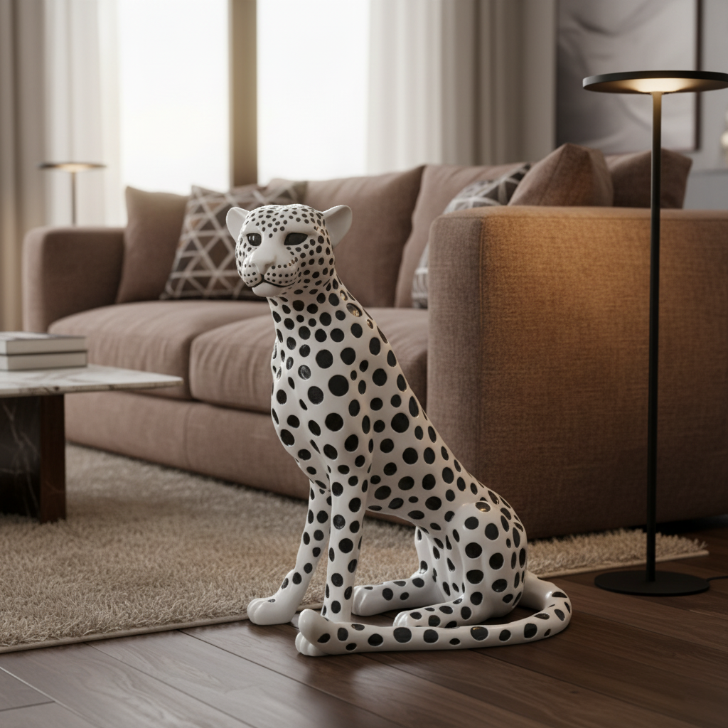 Eternal Cheetah – Symbol of Timeless Strength - 2 Feet Tall
