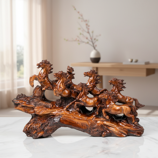 The Seven Sentinels- 7 horses Sculpture