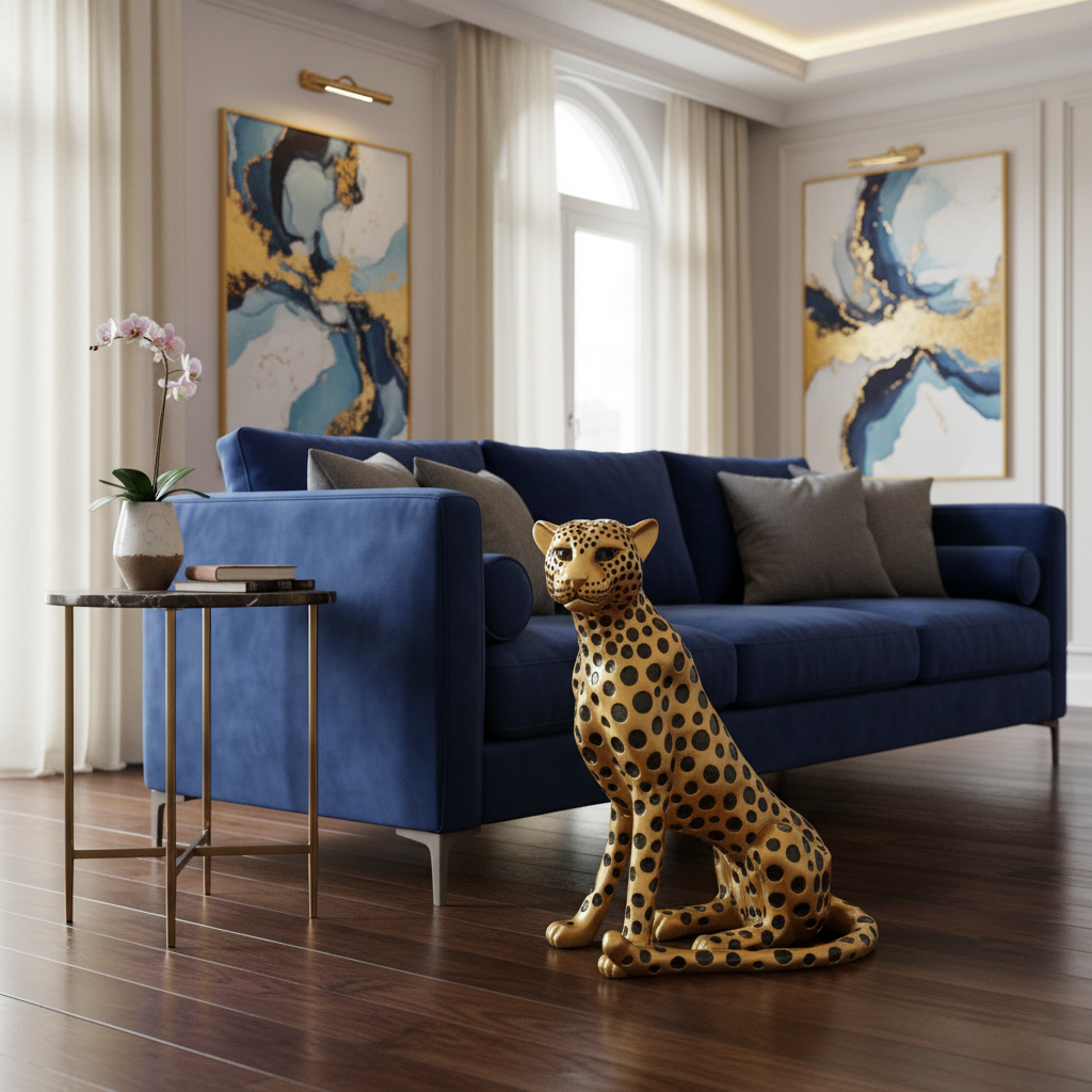 Eternal Cheetah – Symbol of Timeless Strength - 2 Feet Tall