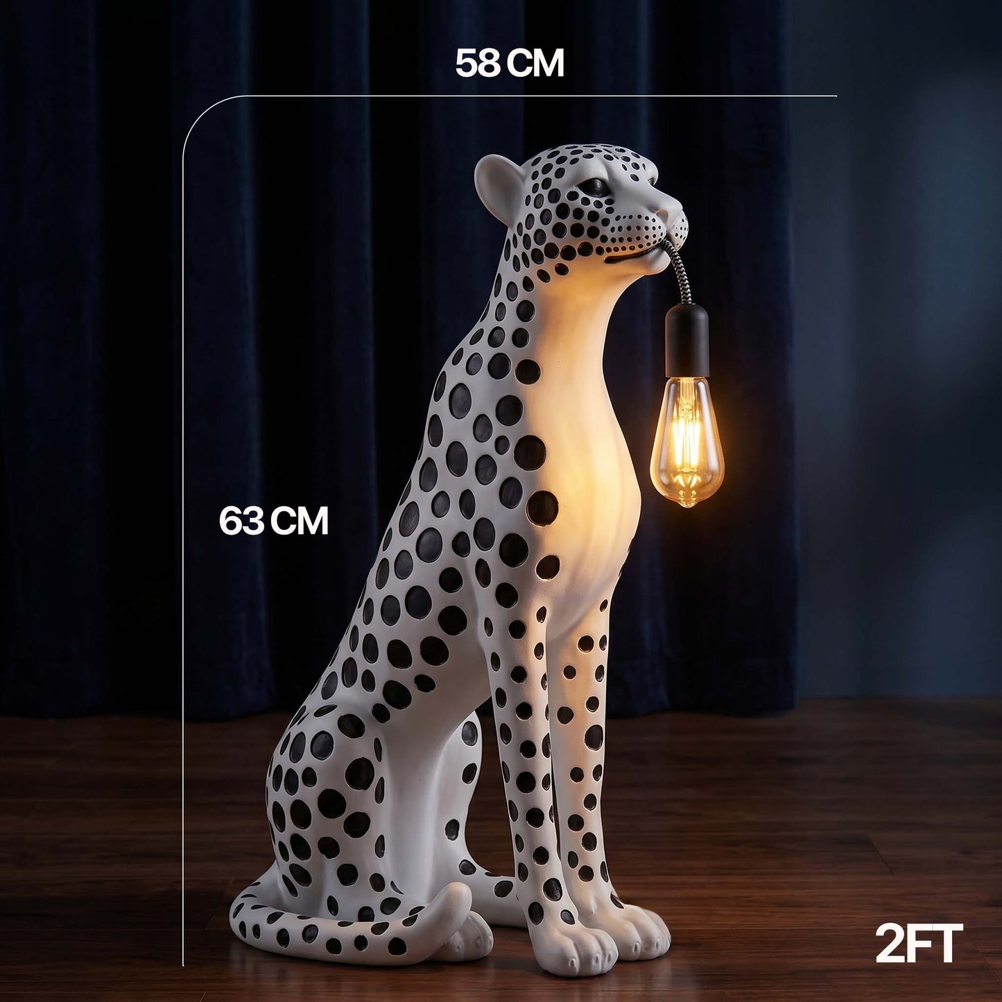 Midnight Cheetah Lamp – Warm Ambient Light That Turns Any Corner Into a Designer Space