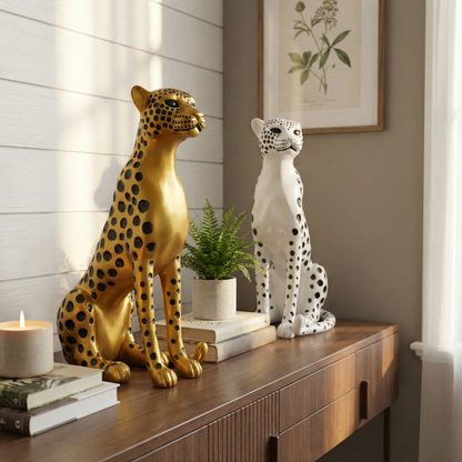 Aura of Prestige – Cheetah Sculpture (Approx 1.4 ft)