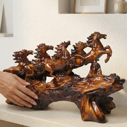 The Seven Sentinels- BIG 7 horses Sculpture