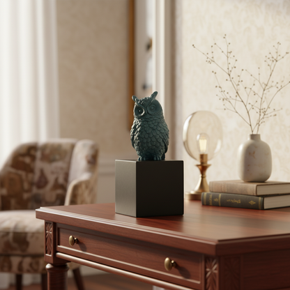 Wise Owl Guardian of Good Fortune - Symbol of Fortune & Protection for Indian Homes