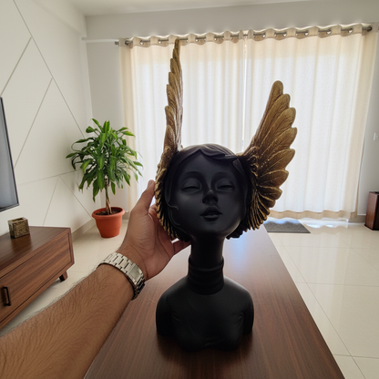 Winged Lady Showpiece Statue