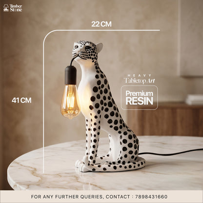 Midnight Cheetah Lamp – Warm Ambient Light That Turns Any Corner Into a Designer Space