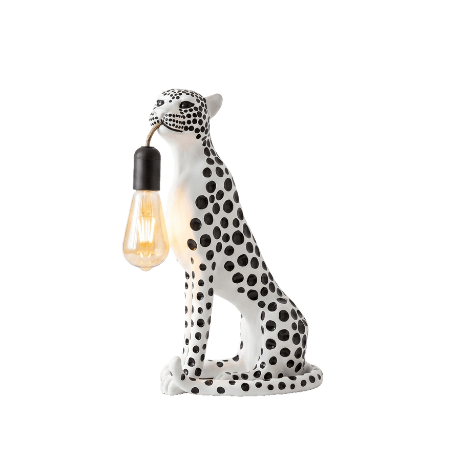 Midnight Cheetah Lamp