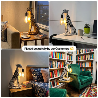 Midnight Cheetah Lamp – Warm Ambient Light That Turns Any Corner Into a Designer Space