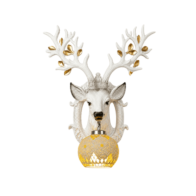 Large 2 ft Deer Wall Lamp – Premium Living Room Upgrade