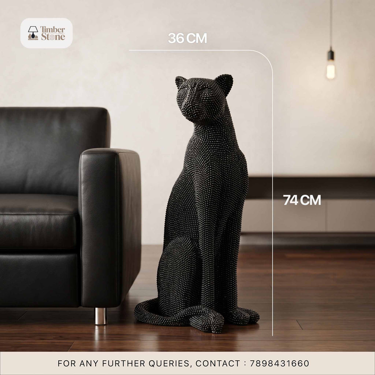 Midnight Panther 2.5 Ft — The Piece That Changes How Your Home Feels