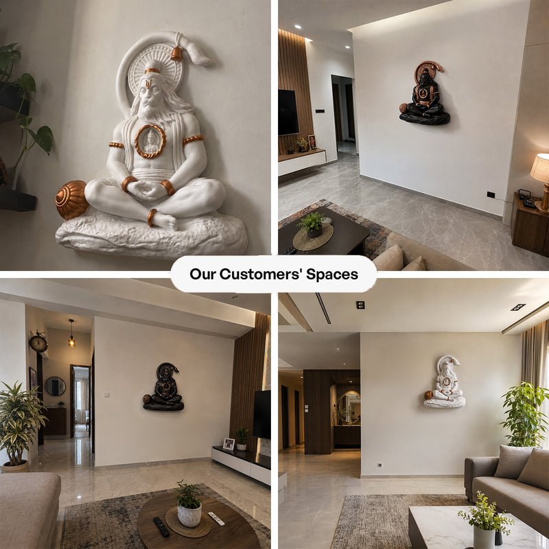 Monolith - Hanuman Ji -Inspired Relief 3D Wall Art