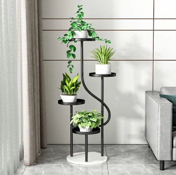 Elegant Metal Frame Plant Riser