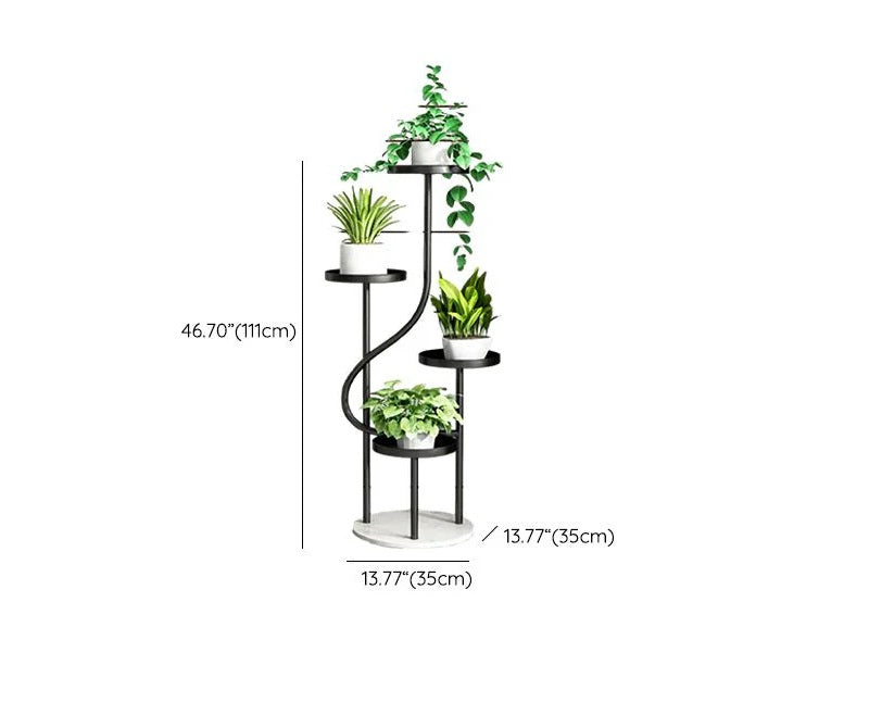 Elegant Metal Frame Plant Riser