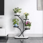 Elegant Round Metal Plant Display