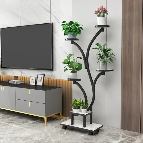LuxeLeaf Pedestal -Modern Decorative Planters