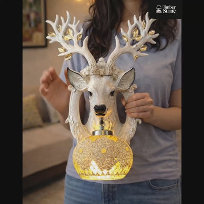 Large 2 ft Deer Wall Lamp – Premium Living Room Upgrade