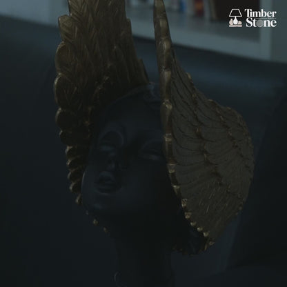 Winged Lady Showpiece Statue