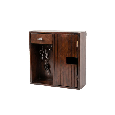 The Teak Wood Arrival Console  - Style Your Entry. Simplify Your Routine