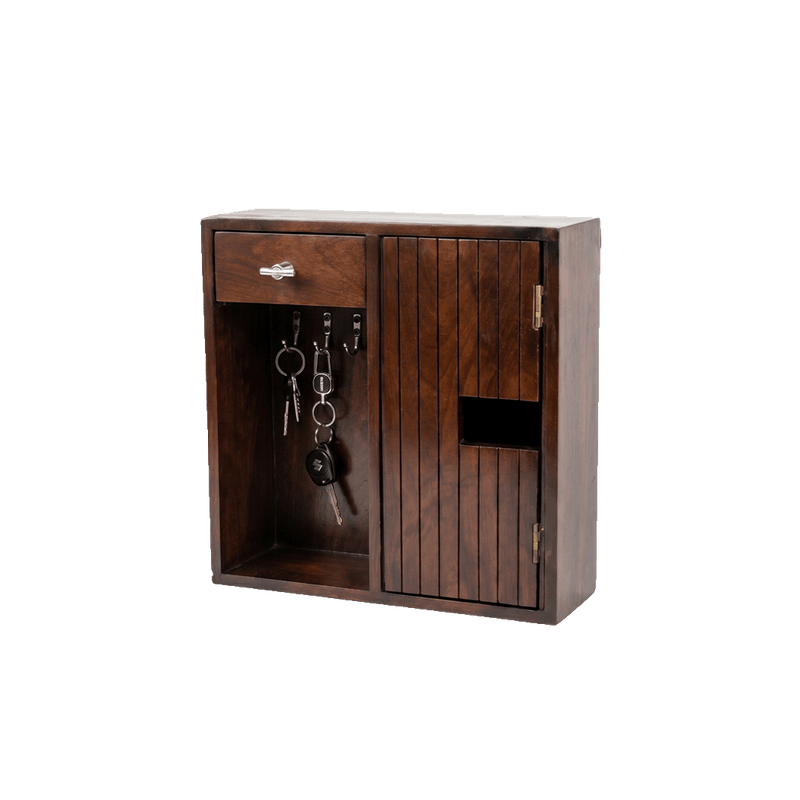 The Teak Wood Arrival Console  - Style Your Entry. Simplify Your Routine